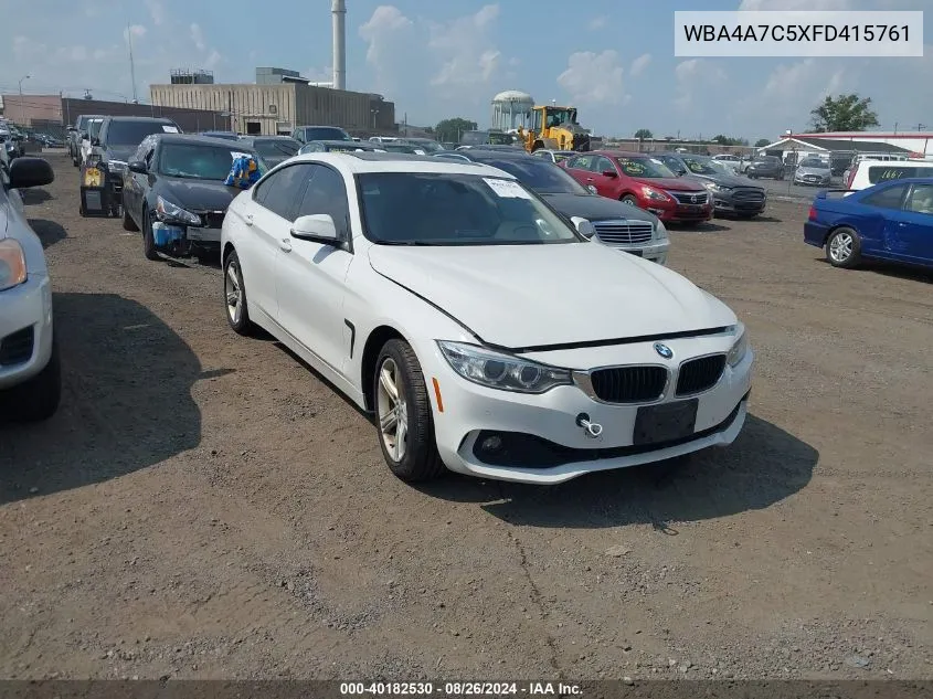 WBA4A7C5XFD415761 2015 BMW 428 Gran Coupe xDrive