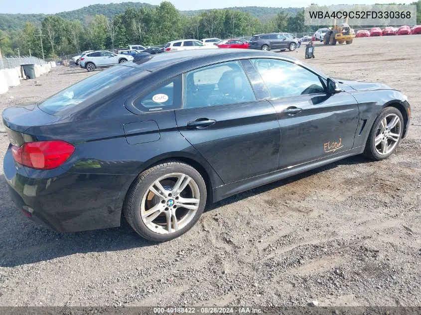 2015 BMW 428 Gran Coupe xDrive VIN: WBA4C9C52FD330368 Lot: 40188422