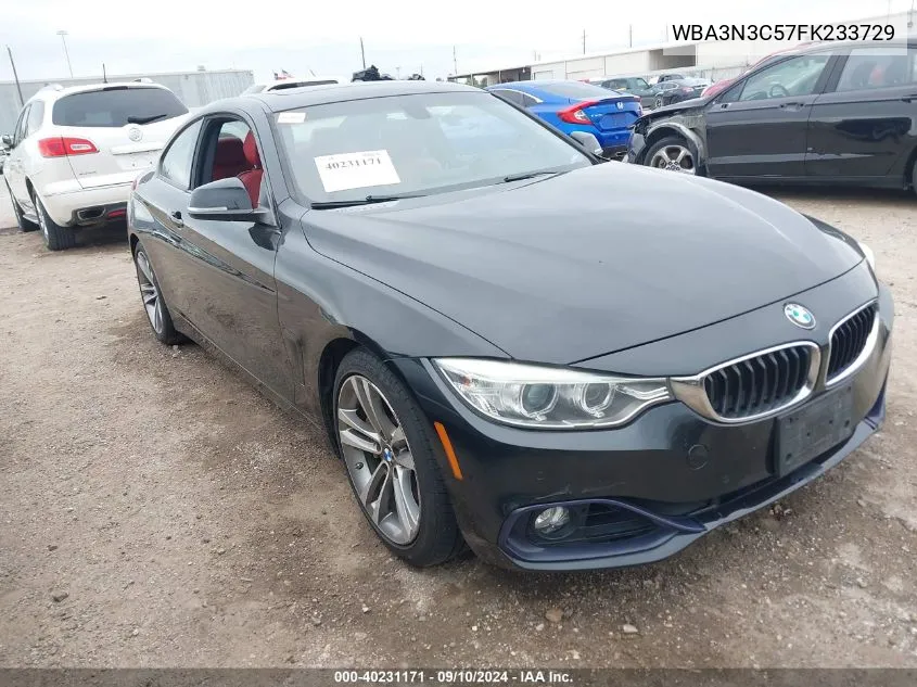 2015 BMW 428I VIN: WBA3N3C57FK233729 Lot: 40231171