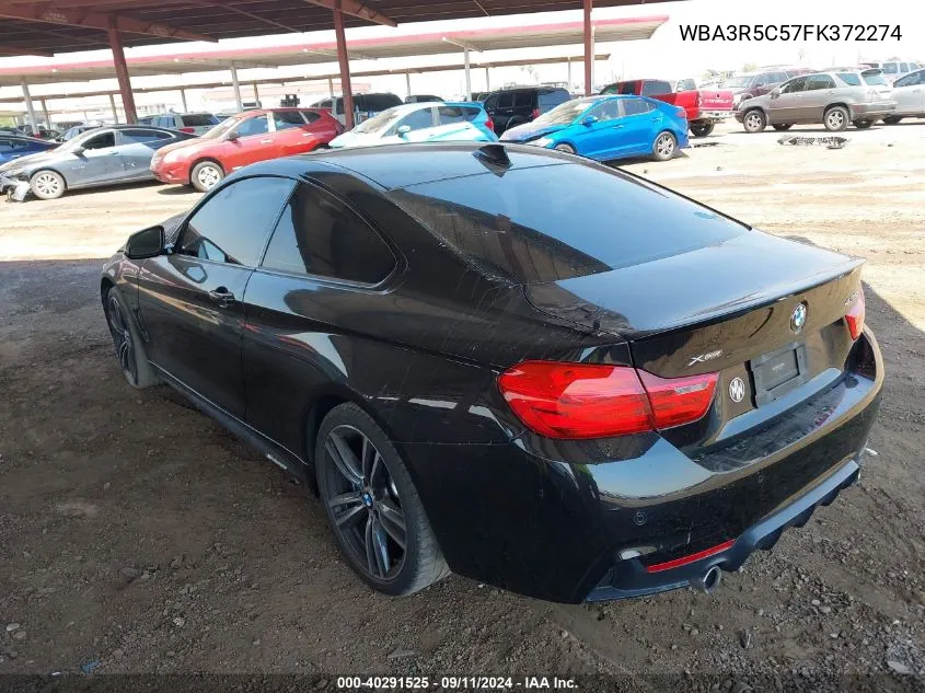 WBA3R5C57FK372274 2015 BMW 435 Xi