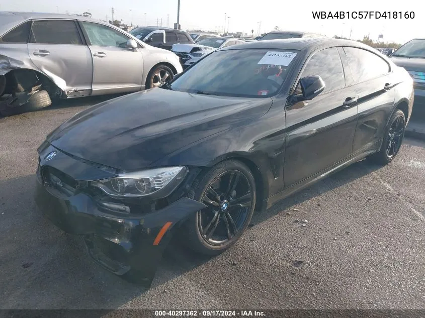 2015 BMW 435I Gran Coupe VIN: WBA4B1C57FD418160 Lot: 40297362