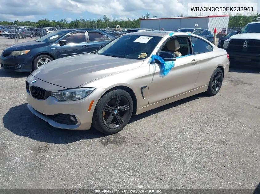 WBA3N3C50FK233961 2015 BMW 428I