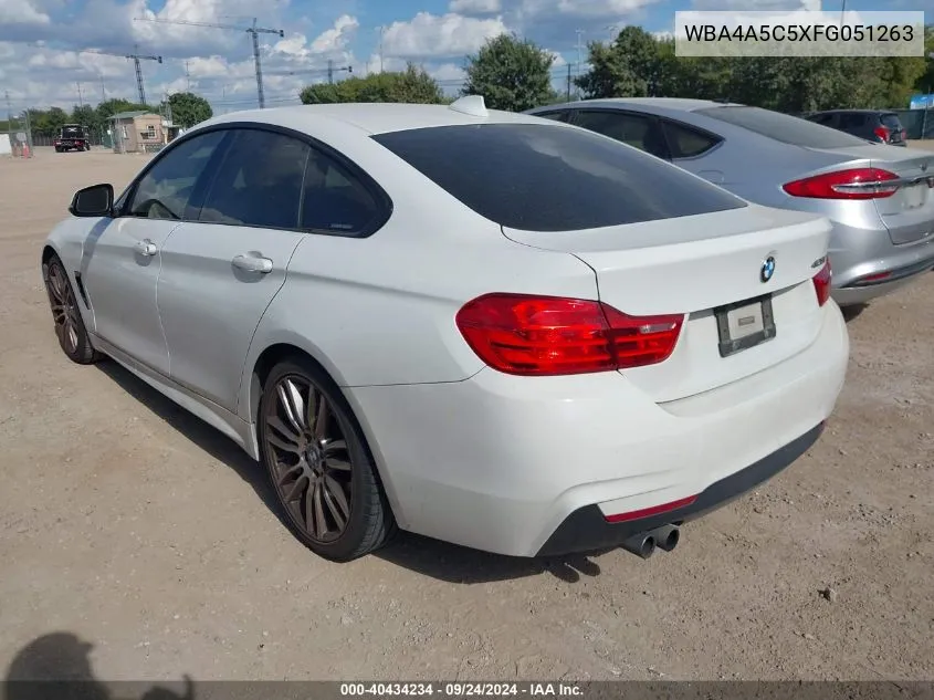 WBA4A5C5XFG051263 2015 BMW 428 Gran Coupe