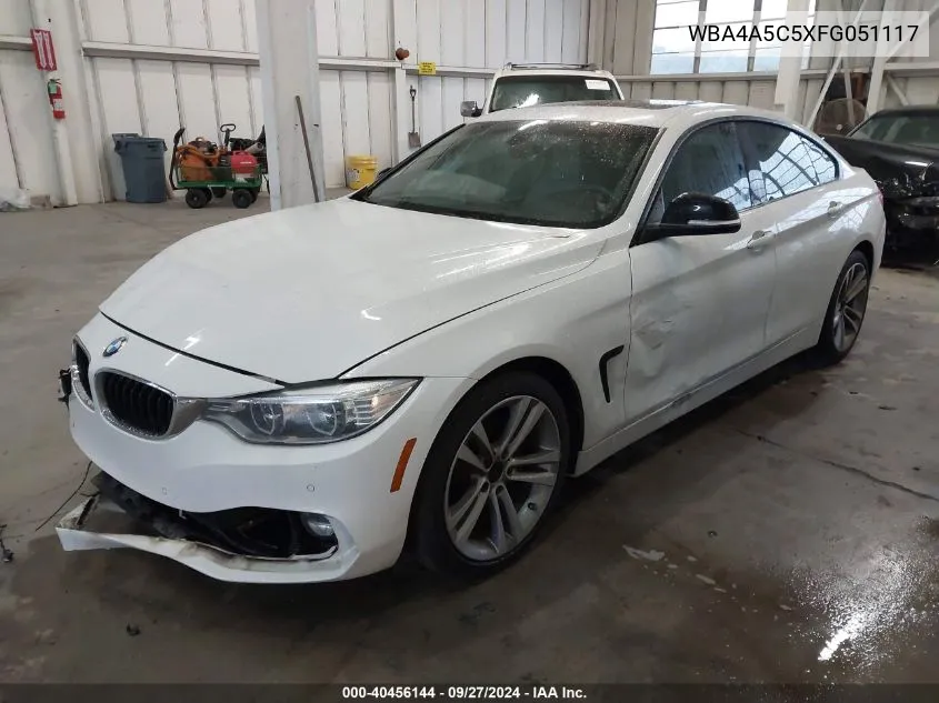 2015 BMW 428 Gran Coupe VIN: WBA4A5C5XFG051117 Lot: 40456144