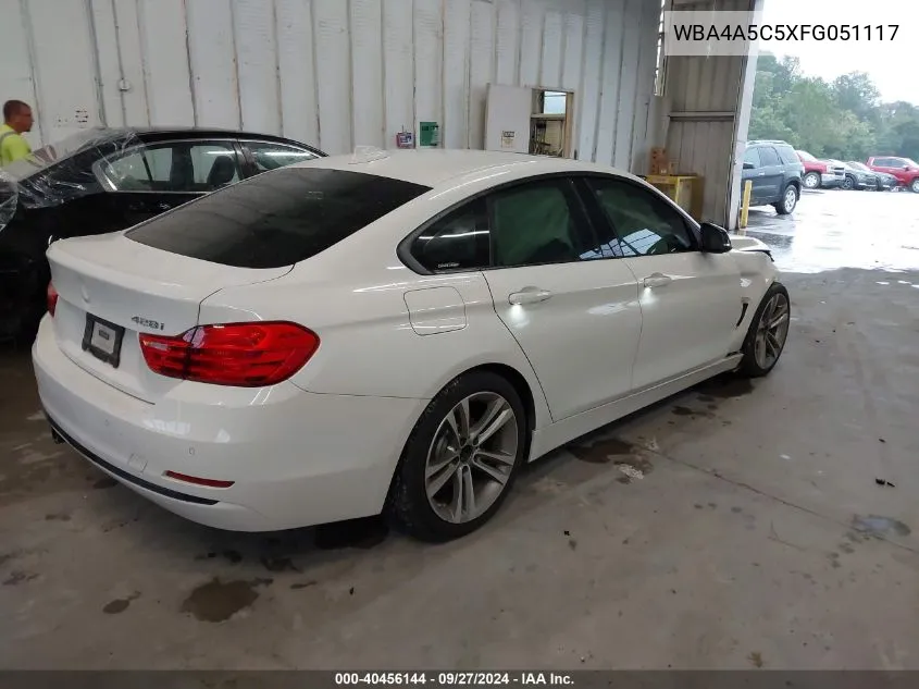 2015 BMW 428 Gran Coupe VIN: WBA4A5C5XFG051117 Lot: 40456144