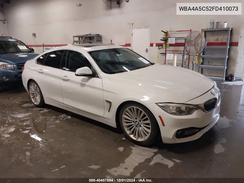 WBA4A5C52FD410073 2015 BMW 428 Gran Coupe