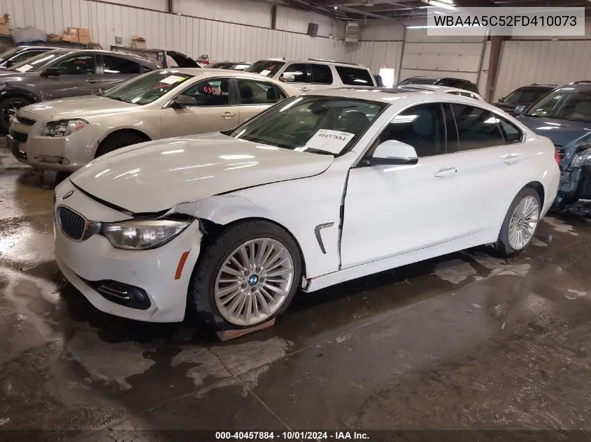 2015 BMW 428 Gran Coupe VIN: WBA4A5C52FD410073 Lot: 40457884