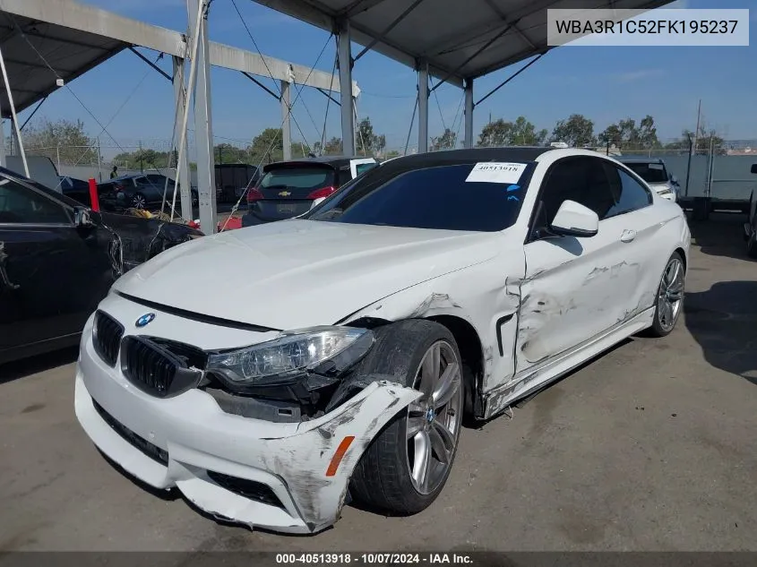 2015 BMW 435 I VIN: WBA3R1C52FK195237 Lot: 40513918