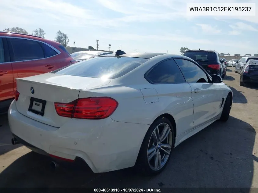 2015 BMW 435 I VIN: WBA3R1C52FK195237 Lot: 40513918