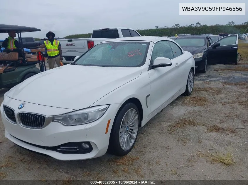 2015 BMW 428 Xi VIN: WBA3V9C59FP946556 Lot: 40532035