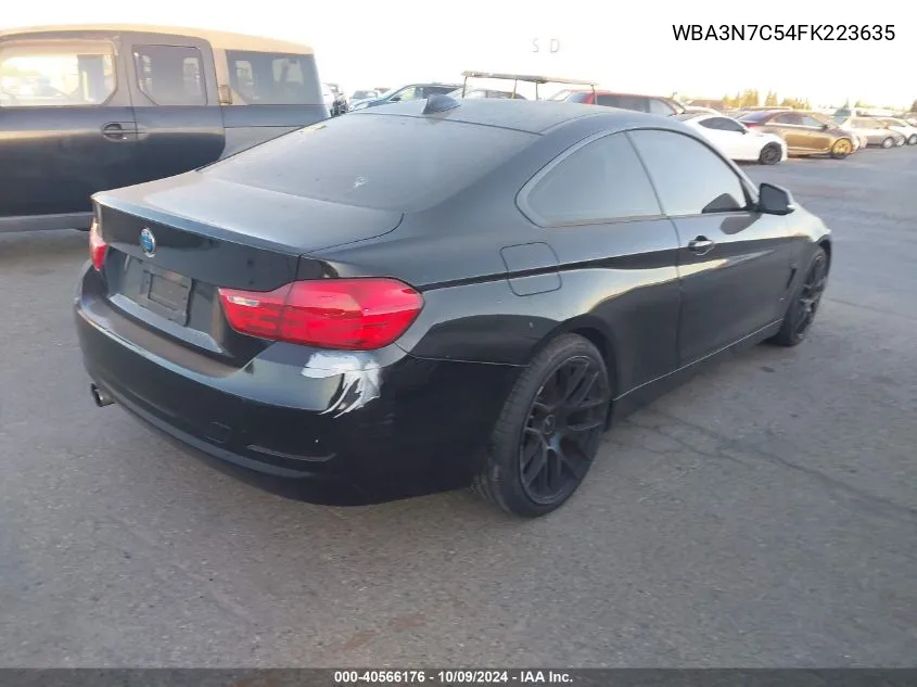 2015 BMW 428 I VIN: WBA3N7C54FK223635 Lot: 40566176