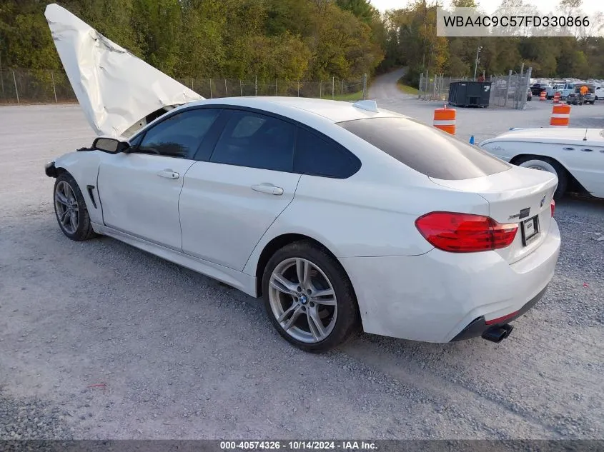 2015 BMW 428 Xi Gran Coupe Sulev VIN: WBA4C9C57FD330866 Lot: 40574326