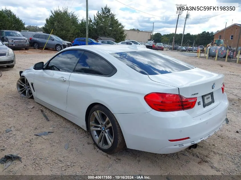 2015 BMW 428I xDrive VIN: WBA3N5C59FK198350 Lot: 40617555