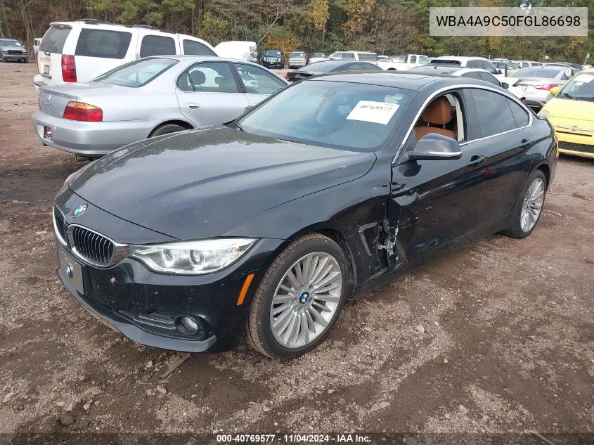 2015 BMW 428 VIN: WBA4A9C50FGL86698 Lot: 40769577