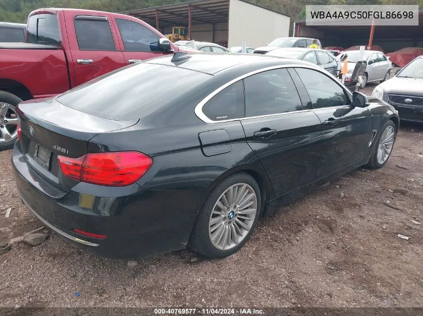 2015 BMW 428 VIN: WBA4A9C50FGL86698 Lot: 40769577