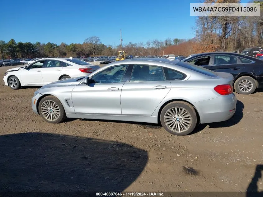 2015 BMW 428 Gran Coupe xDrive VIN: WBA4A7C59FD415086 Lot: 40887646