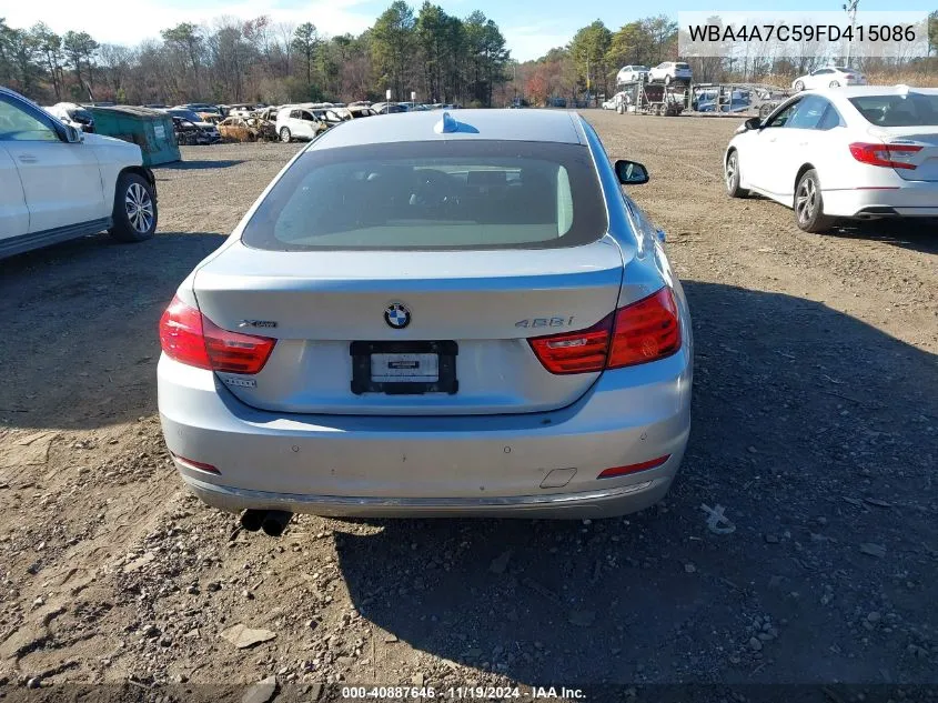 2015 BMW 428 Gran Coupe xDrive VIN: WBA4A7C59FD415086 Lot: 40887646