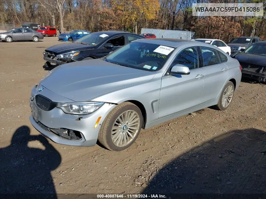 2015 BMW 428 Gran Coupe xDrive VIN: WBA4A7C59FD415086 Lot: 40887646