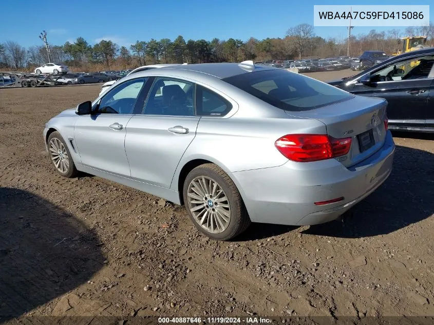 2015 BMW 428 Gran Coupe xDrive VIN: WBA4A7C59FD415086 Lot: 40887646