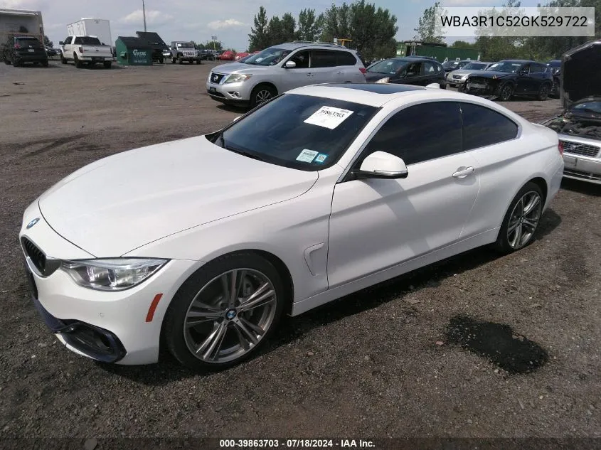 2016 BMW 435I VIN: WBA3R1C52GK529722 Lot: 39863703