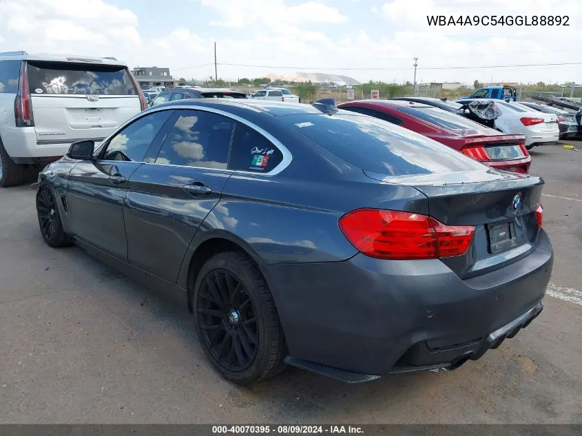 WBA4A9C54GGL88892 2016 BMW 428I Gran Coupe