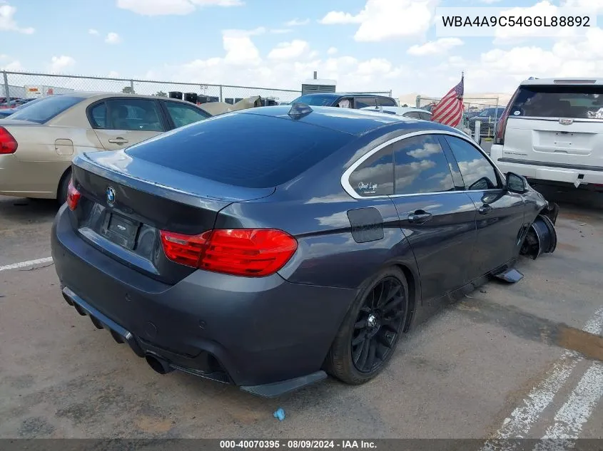 WBA4A9C54GGL88892 2016 BMW 428I Gran Coupe