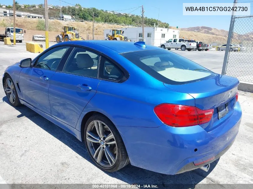 WBA4B1C57GG242730 2016 BMW 435I Gran Coupe