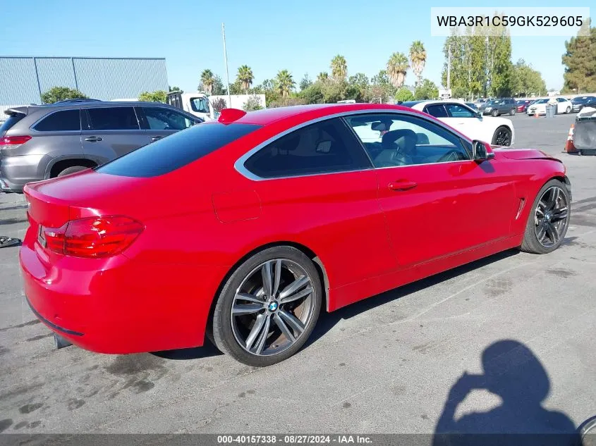 2016 BMW 435I VIN: WBA3R1C59GK529605 Lot: 40157338