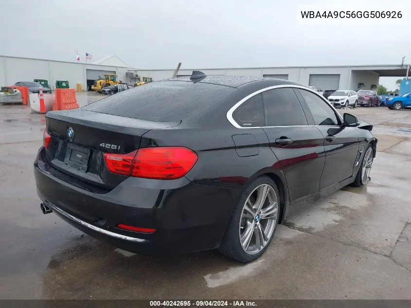 WBA4A9C56GG506926 2016 BMW 428I Gran Coupe