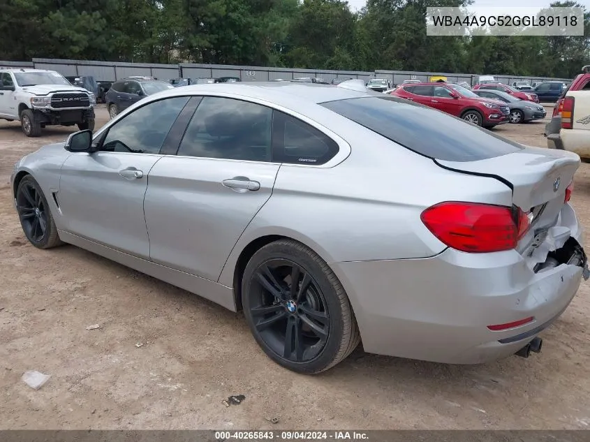 WBA4A9C52GGL89118 2016 BMW 428I Gran Coupe