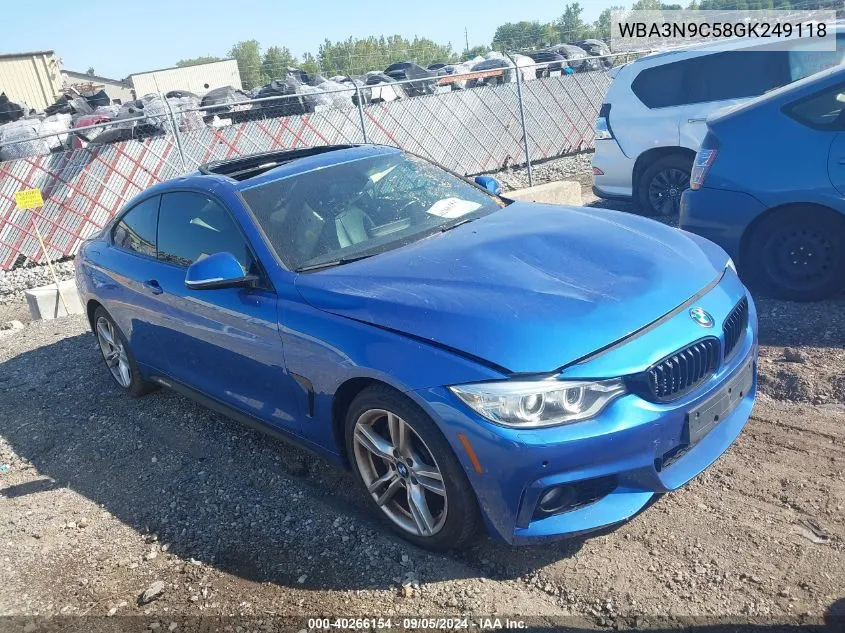 WBA3N9C58GK249118 2016 BMW 428 Xi