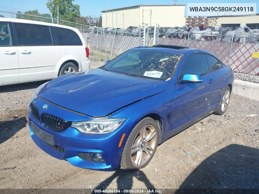 WBA3N9C58GK249118 2016 BMW 428 Xi