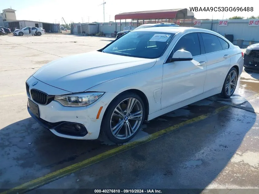 2016 BMW 4 Series 428I Gran C VIN: WBA4A9C53GG696488 Lot: 40276810