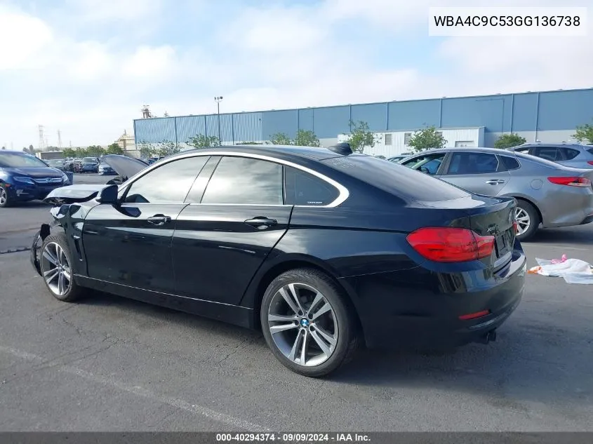 WBA4C9C53GG136738 2016 BMW 428I Gran Coupe xDrive