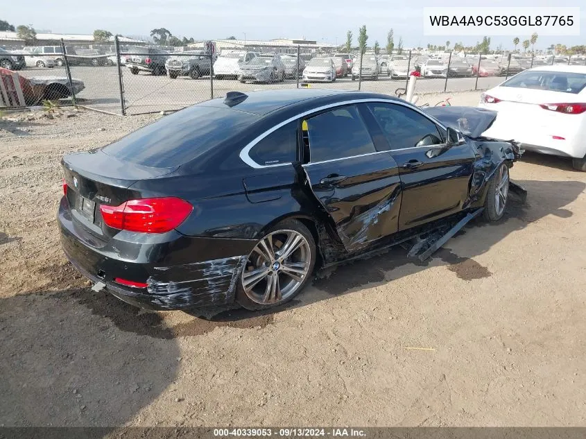 2016 BMW 428I Gran Coupe VIN: WBA4A9C53GGL87765 Lot: 40339053