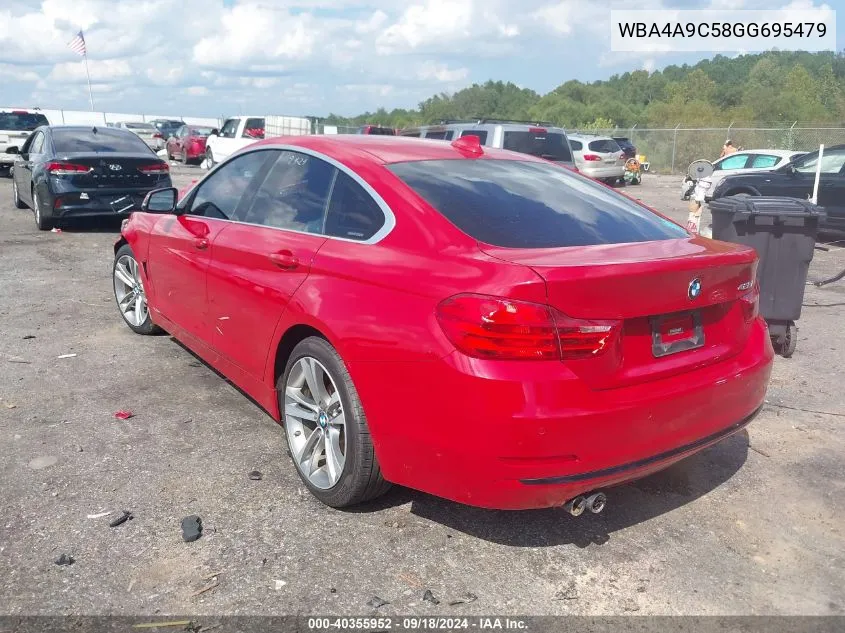 WBA4A9C58GG695479 2016 BMW 428I Gran Coupe