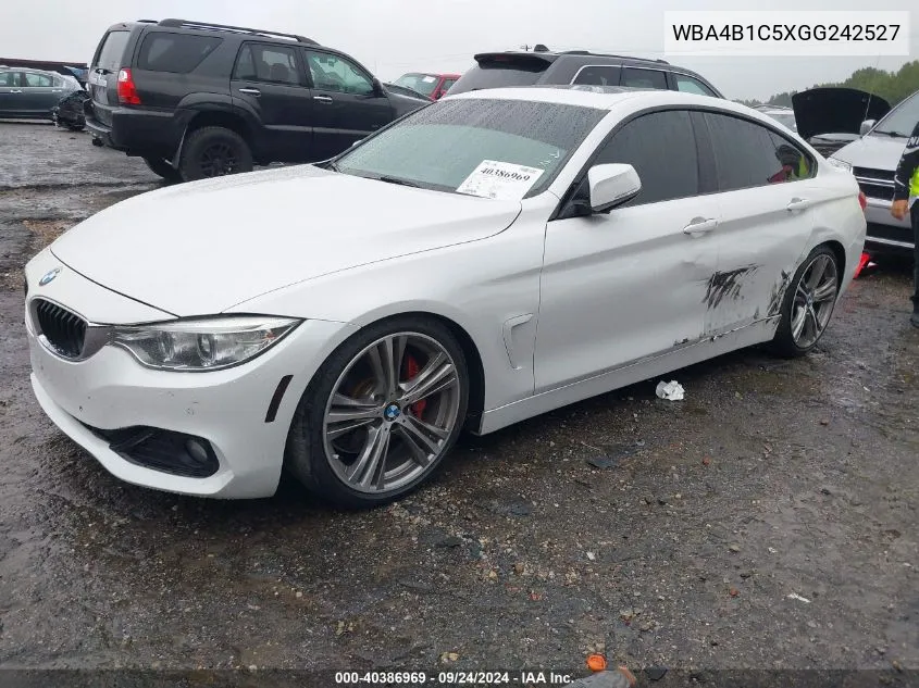 WBA4B1C5XGG242527 2016 BMW 435I Gran Coupe