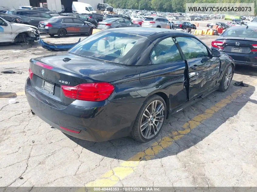 2016 BMW 428I VIN: WBA3V7C56G5A28073 Lot: 40445353