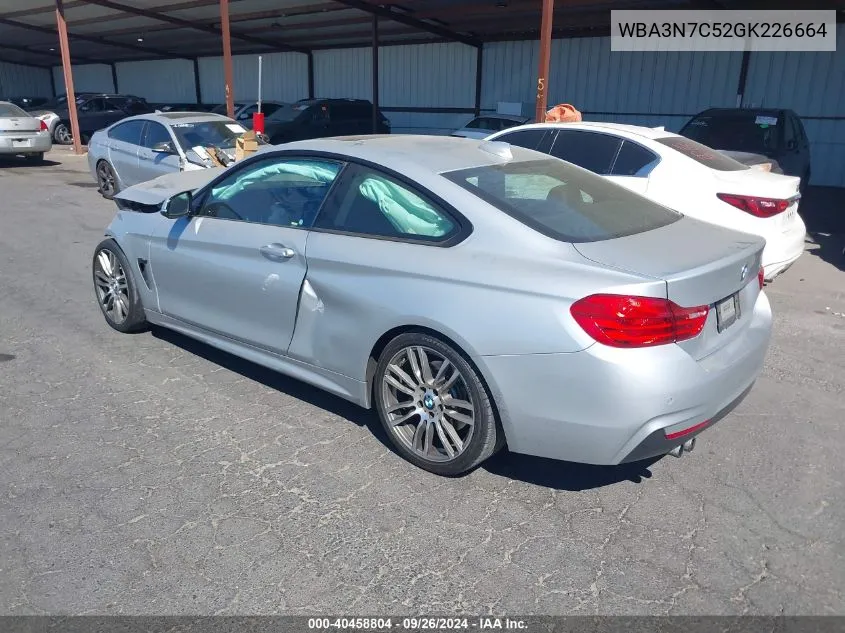 2016 BMW 428I VIN: WBA3N7C52GK226664 Lot: 40458804