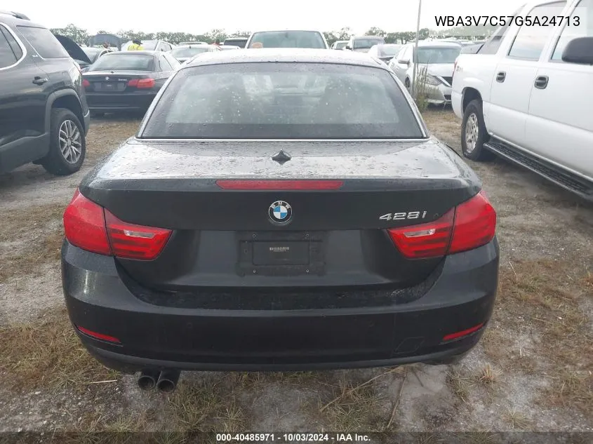 2016 BMW 428I VIN: WBA3V7C57G5A24713 Lot: 40485971