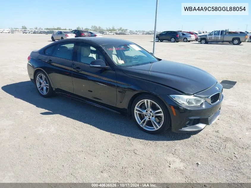 2016 BMW 428I Gran Coupe VIN: WBA4A9C58GGL88054 Lot: 40636526