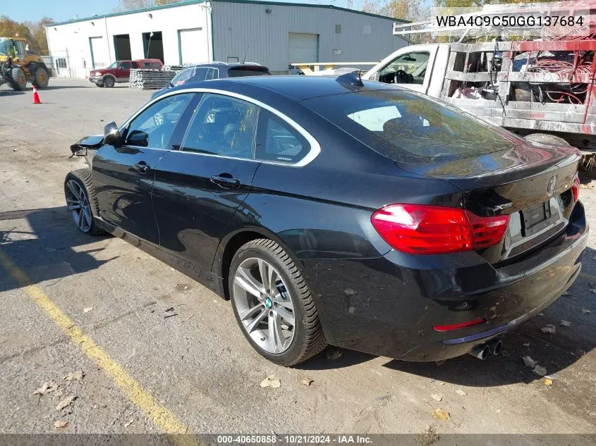 2016 BMW 428I Gran Coupe Xi Gran Coupe Sulev VIN: WBA4C9C50GG137684 Lot: 40650858