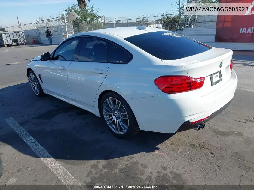 WBA4A9C56GG505923 2016 BMW 428I Gran Coupe