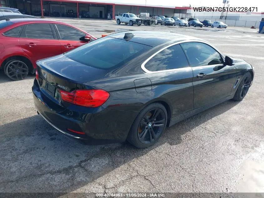 2016 BMW 428I VIN: WBA3N7C51GK228471 Lot: 40764963