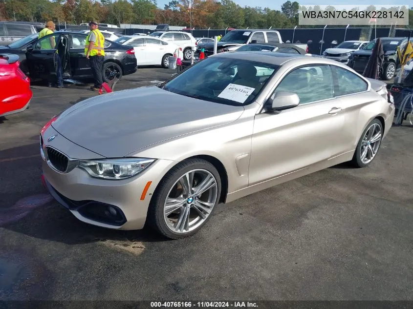 2016 BMW 428I VIN: WBA3N7C54GK228142 Lot: 40765166