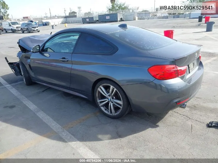 2016 BMW 435I VIN: WBA3R1C59GK529541 Lot: 40784206