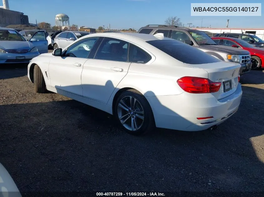 2016 BMW 428I Gran Coupe xDrive VIN: WBA4C9C55GG140127 Lot: 40787259