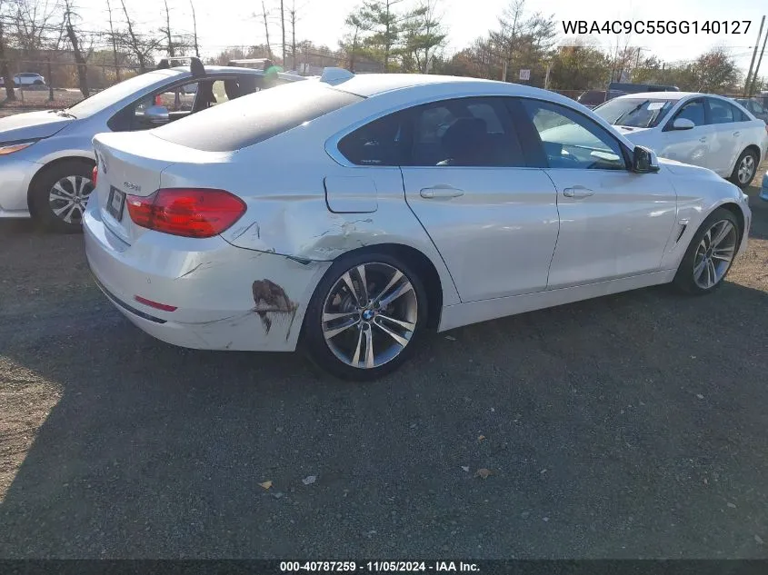 2016 BMW 428I Gran Coupe xDrive VIN: WBA4C9C55GG140127 Lot: 40787259