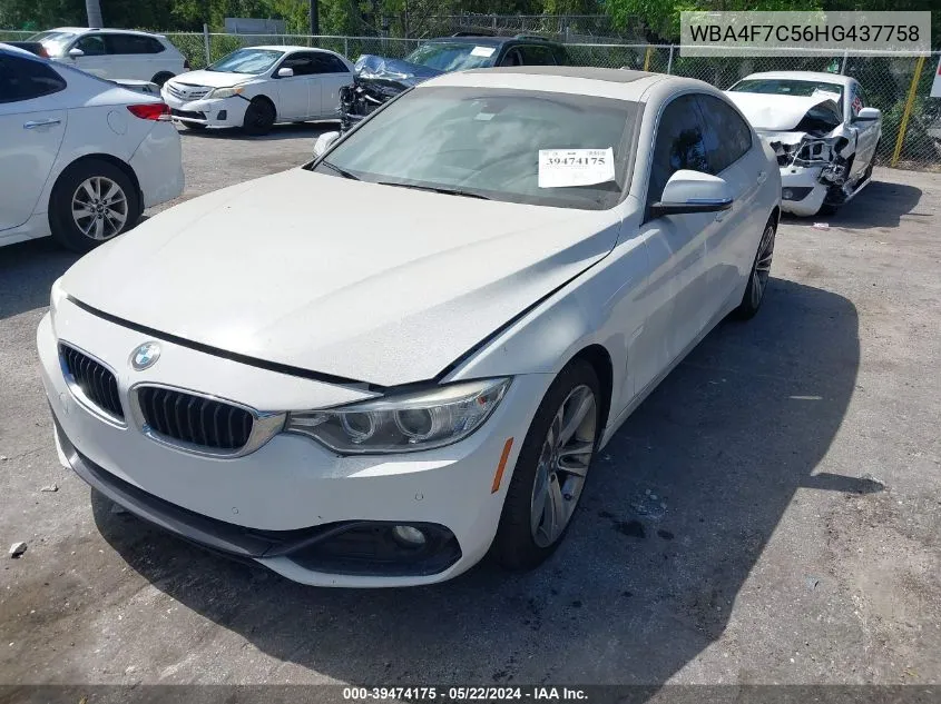 WBA4F7C56HG437758 2017 BMW 430I Gran Coupe