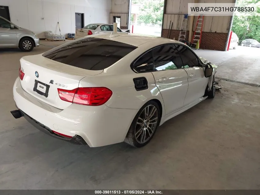 WBA4F7C31HG788530 2017 BMW 430I Gran Coupe